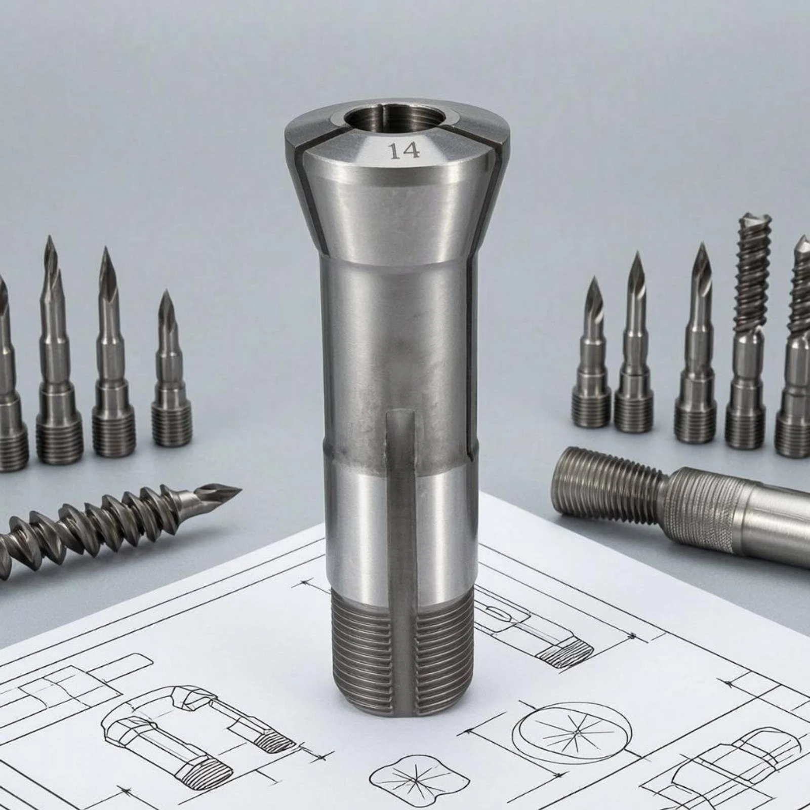 Pneumatic Indexing Chuck Head Machined Finish Stable Clamping Device for Vertical Dividing Chuck Seat