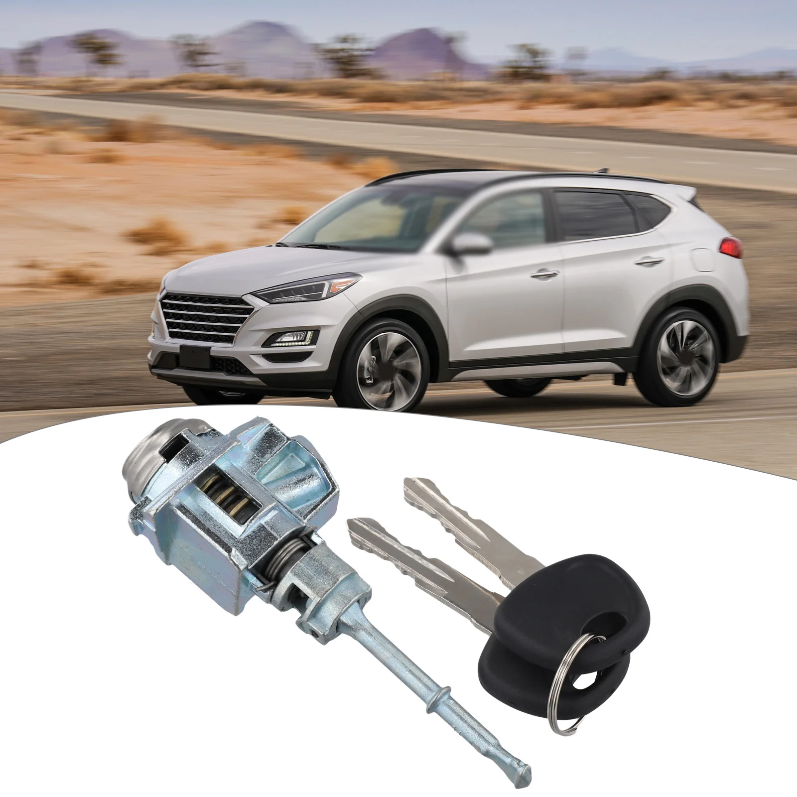 Key & Lock Cylinder Set for Hyundai For Tucson 2016 2021 OEM 81970D3A00 Guarantees Ideal Fit and Reliable Performance
