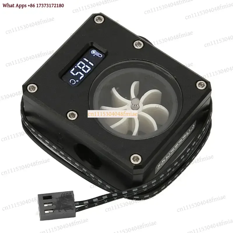 k3 Computer Water Flow Indicator Fits for PC Water Cooling G1/4 Thread 12V 3-Pin Flow Meter Parts