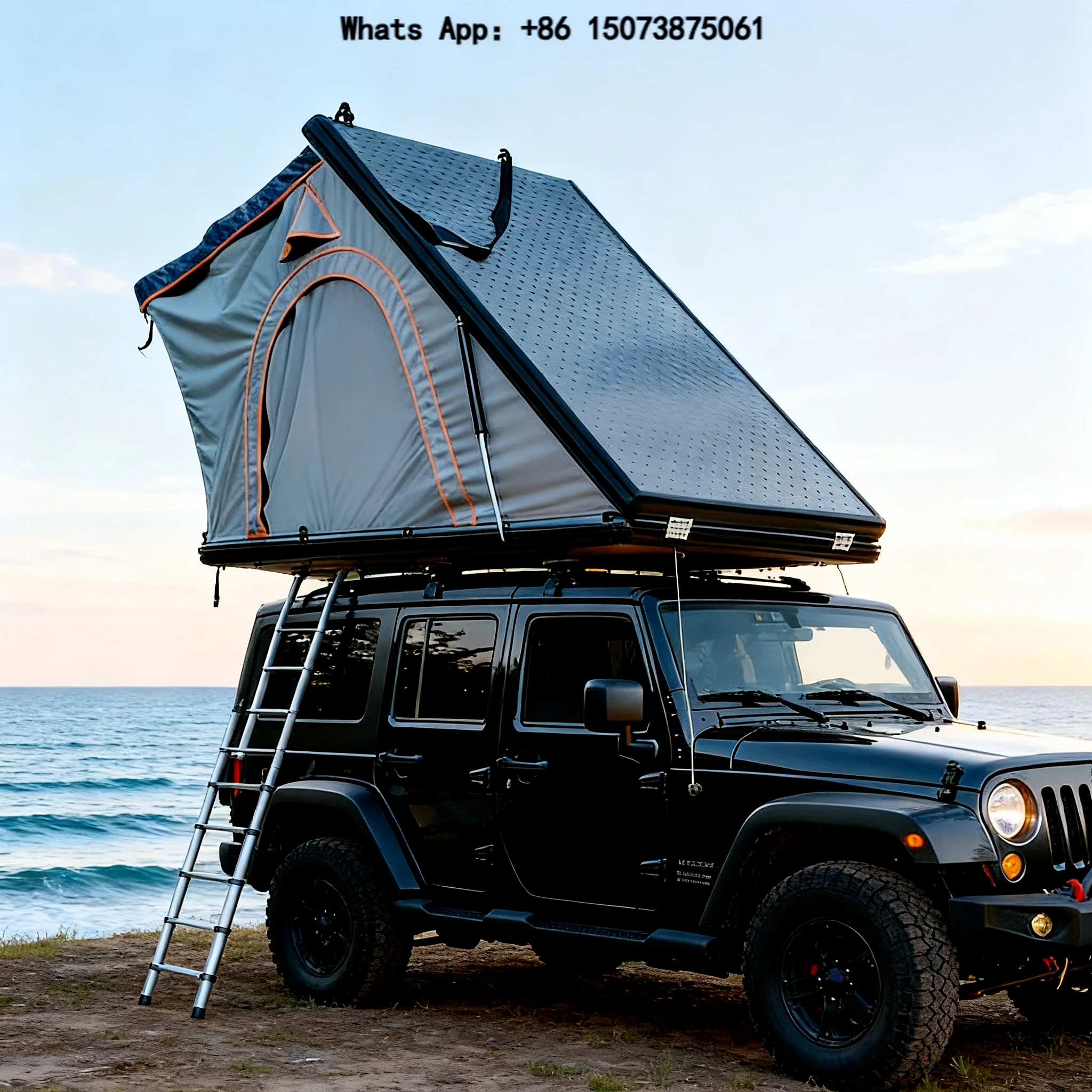 Outdoor Triangular Aluminum Alloy Roof Tent Four-Season Fully Automatic Rainproof Windproof 2000-3000mm Waterproof