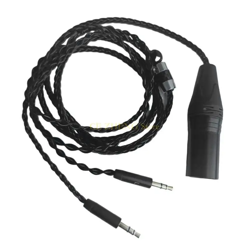 Cáp nghe 3,5 mm chất lượng E56B với 4pinXLR cân bằng nam cho D7100 D7200