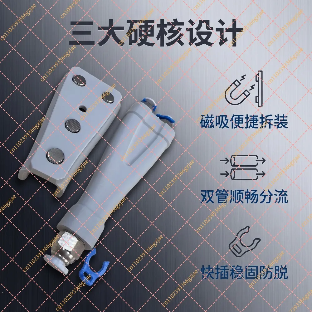 Magnetic PTFE Y-Splitter Hub with Manual Roller for 3D Printer Filament, Replacement Parts
