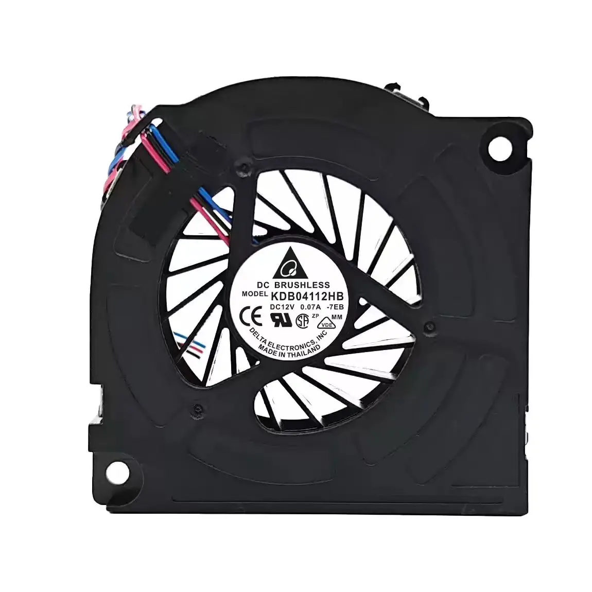SLIDER para Delta KDB04112HB DC 12V 0.07A Ventilador centrífugo de 3 pines para ordenador portátil