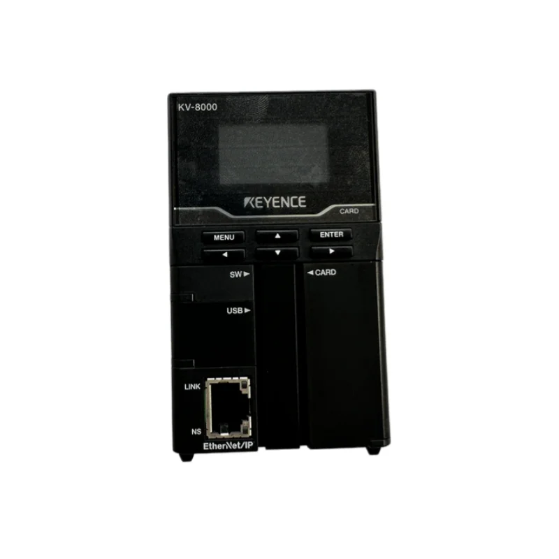 Original KEYENCE KV-8000 Programmable Controller CPU Unit Main Focus on Equipment Data Visualization and Fault Tracing