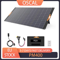 Oscal PM400 400W Foldable Solar Panel, Adjustable Kickstand, ≥22.7% Solar Conversion Efficiency, ETFE Material