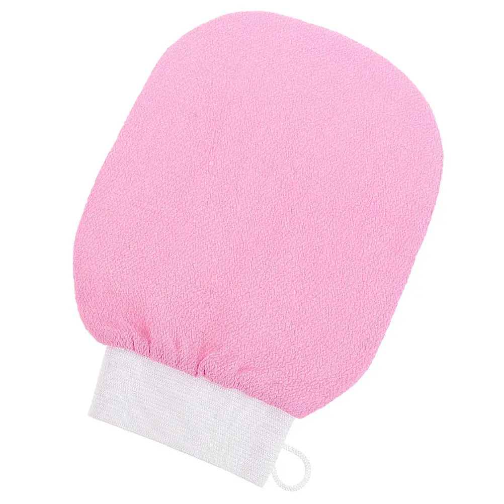 

Exfoliating Bath Glove Faux Fiber Gentle Dead Skin Remover Reusable Shower Mitt Deep Body Scrubber Smooth Skin Exfoliator