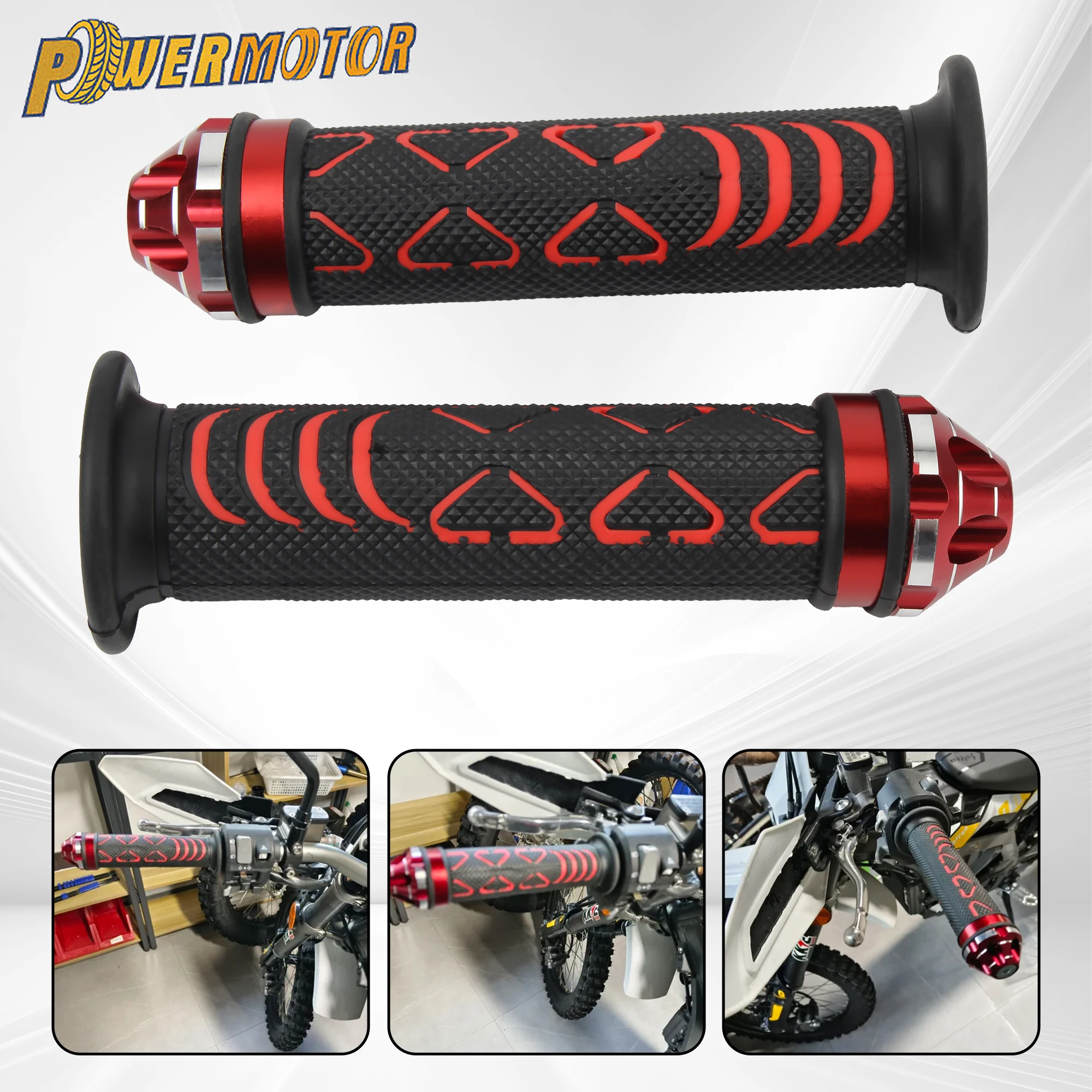 

Universal Motorcycle Grip Handlebar Accessories for Honda Yamaha Kawasaki KTM Dirt Bike CNC Aluminum Alloy Handlebar Modified