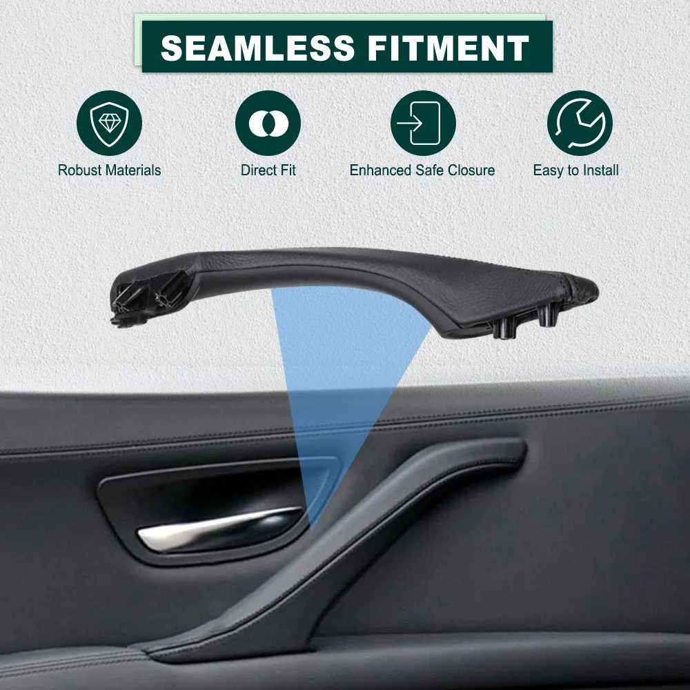 

Left/Right Interior Passenger Door Leather Pull Handle Assembly for BMW 5 Series F10 F11 F18 2010 2011 2012 2013 2014 2015-2017