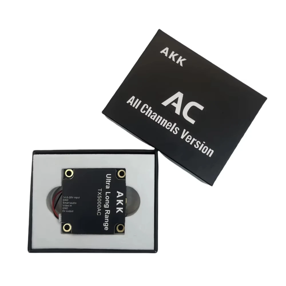 APAKK TX5000AC 5.8G 96CH 5W VTX ビデオトランスミッター 内蔵冷却ファン fpv vtx FPVレーシングドローン RCクアッドコプター用