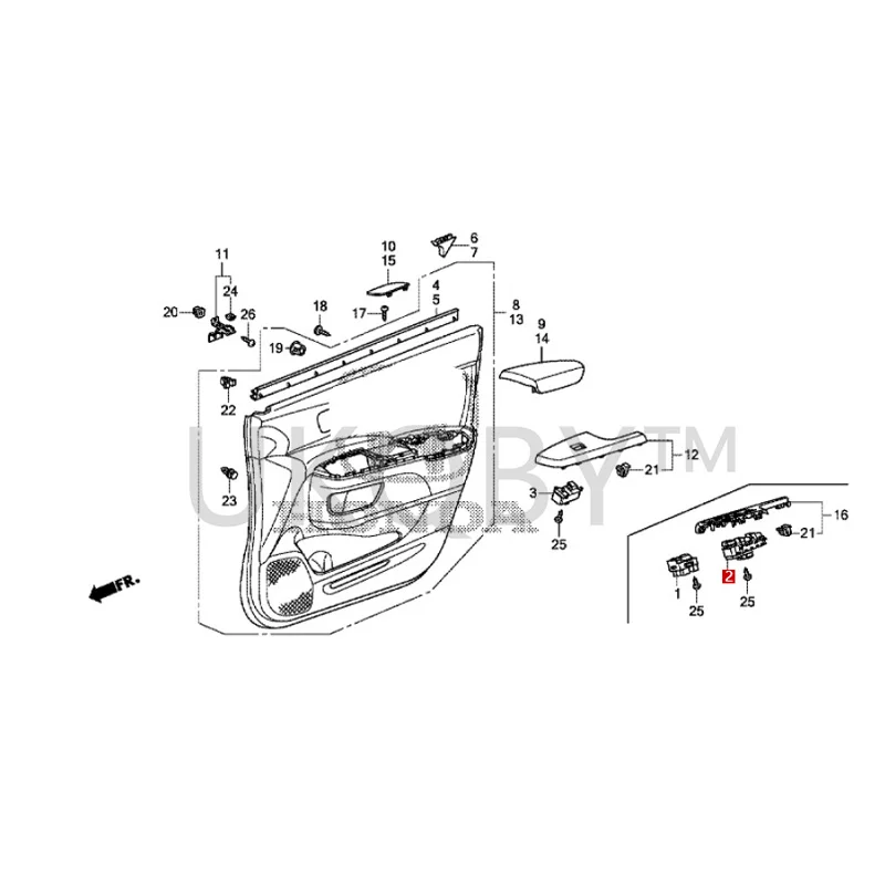 

35750T0AH12 подходит для Ho nd a Jade Civic Lingpai Elysion, переключатель стеклоподъемника ПЕРЕДНЕЙ ДВЕРИ И Переключатель Стеклоподъемника задней двери
