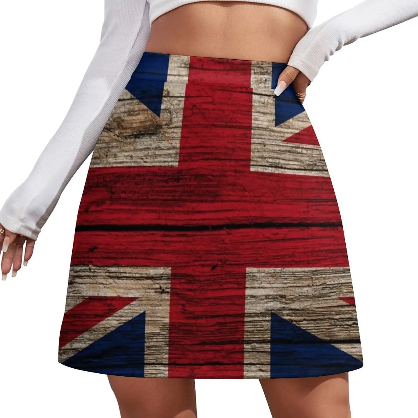 

Union Jack Mini Skirt luxury designer clothing women korean ladies summer women's clothing korea stylish fashion korean clothing