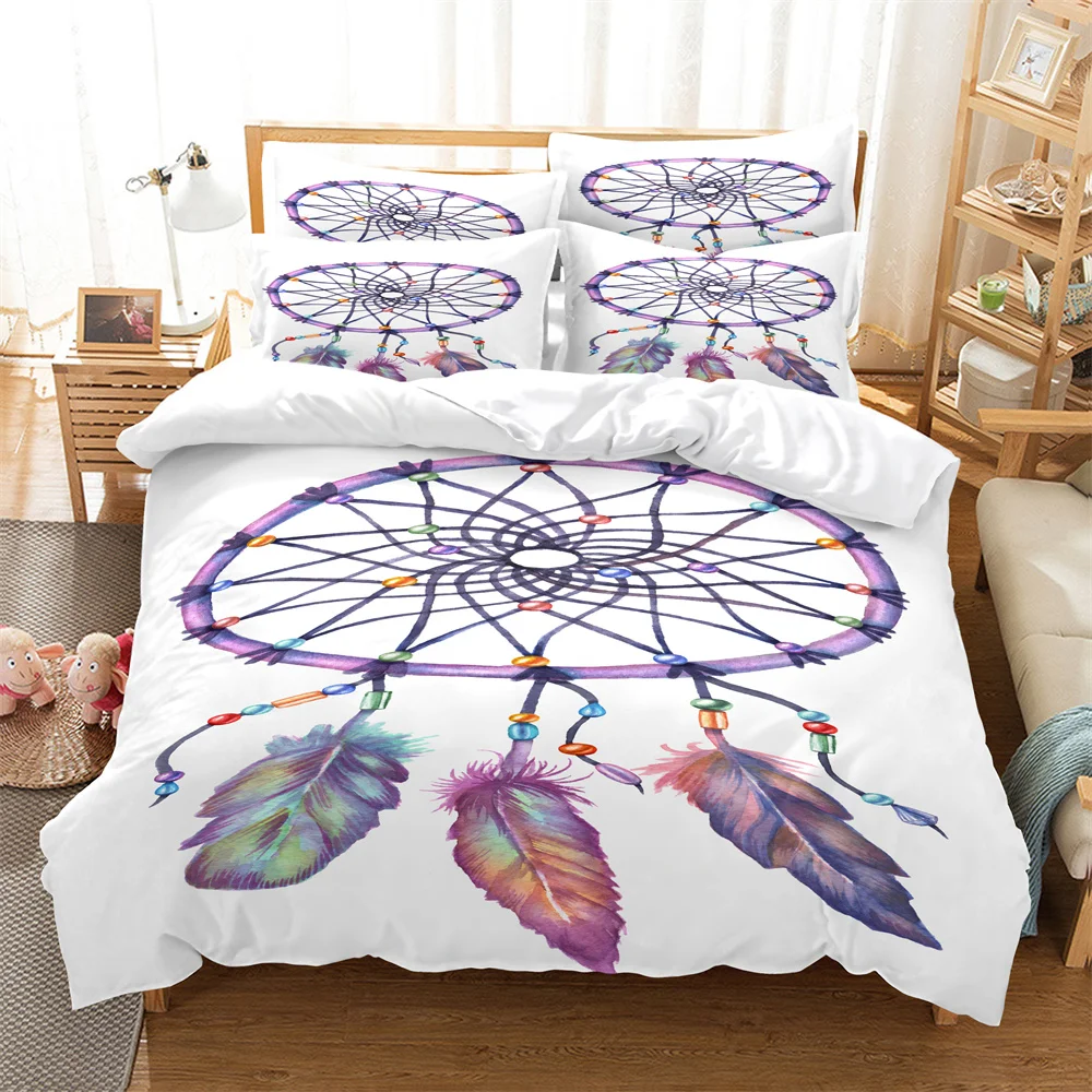 Color wind chimes  Bedding Set Duvet Cover Set 3d Bedding Digital Printing Bed Linen Queen Size Bedding Set Fashion Design