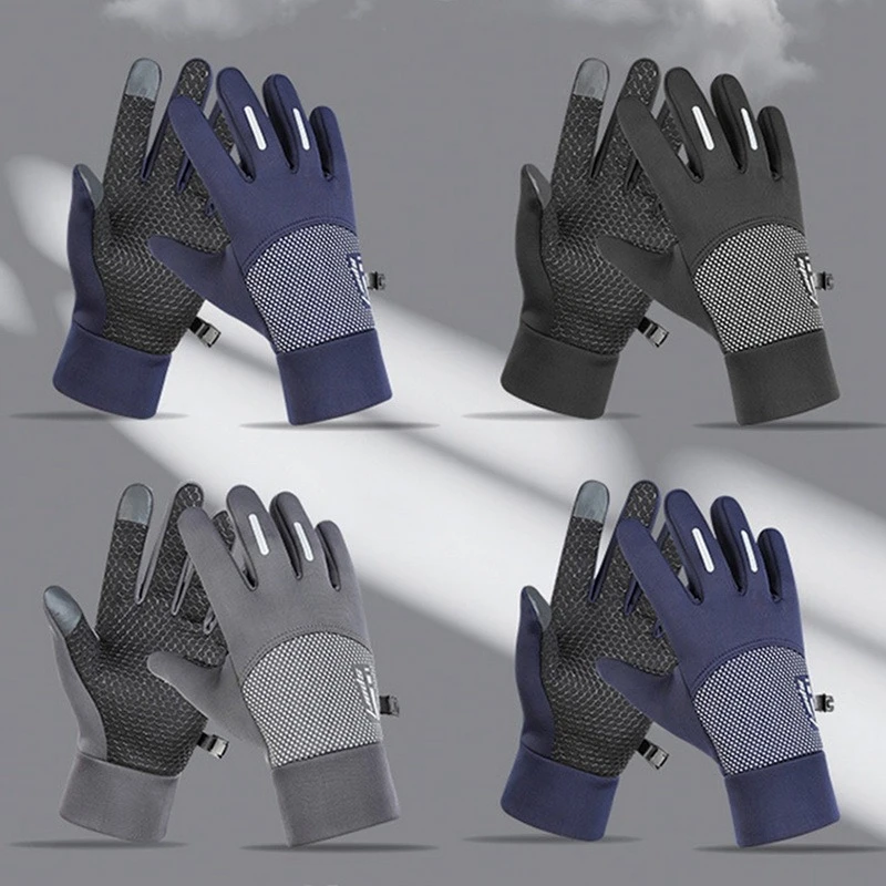 New Winter Ski Gloves Biker Glove Men Cycling Gloves Fleece Thermal Gloves Motorcyclist Gloves Touch Screen Gloves