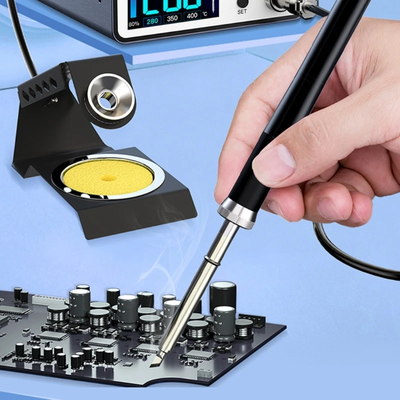Soldering Iron Holder Soldering Iron Stand Spring Holders Support Solder Soldering Tip Cleaner Cleaning Sponge Dropship