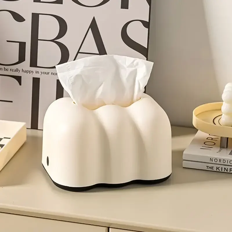 

Tissue Box,Clouds, Elastic Tray, Dining Table, High Sense, Living Room, Desktop, Cute, Napkin,