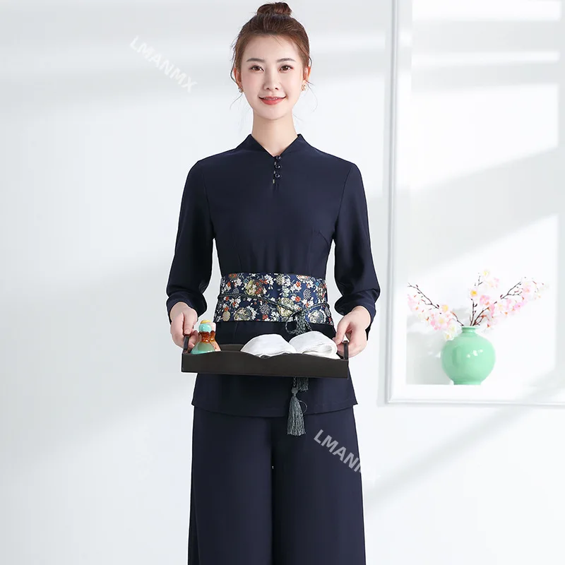 Beauty salon SPA beautician uniform for women working overalls aesthetic uniforms Autumn and winter massage salon clothes