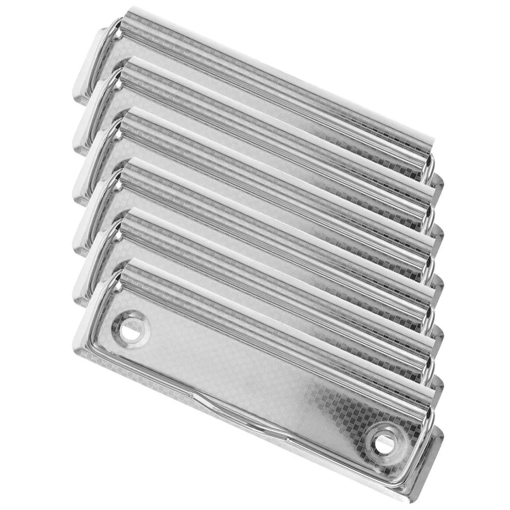 

Набор из 6 высококачественных алюминиевых зажимов для планшетов с надежным креплением, металлические зажимы для школьных и офисных принадлежностей, канцелярии, рукоделия и файлов