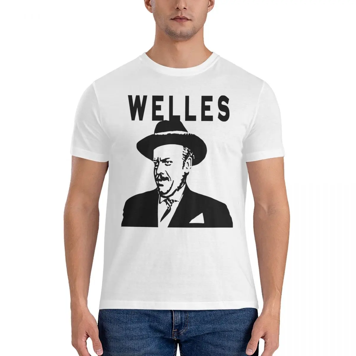 Welles Men T Shirts Citizen Kane Novelty Tees Short Sleeve O Neck T-Shirts Cotton Party Clothing