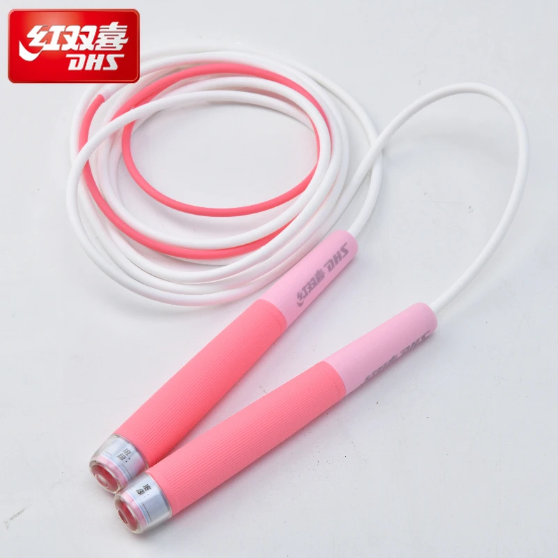 

DHS 2,8 м скакалка для навыков, ПВХ, для начинающих, для взрослых и детей, мягкие, с бисером, без запутывания, сегментированные, для фитнеса, скакалки для тренировок