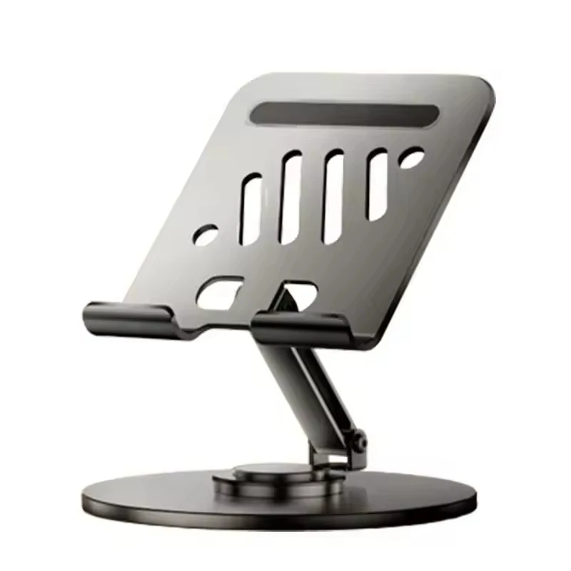 Tablet Desk Mobile Phone Holder Stand Foldable Lazy Bracket Adjustable Alloy Aluminum Desktop Mount For iPhone iPad Samsung