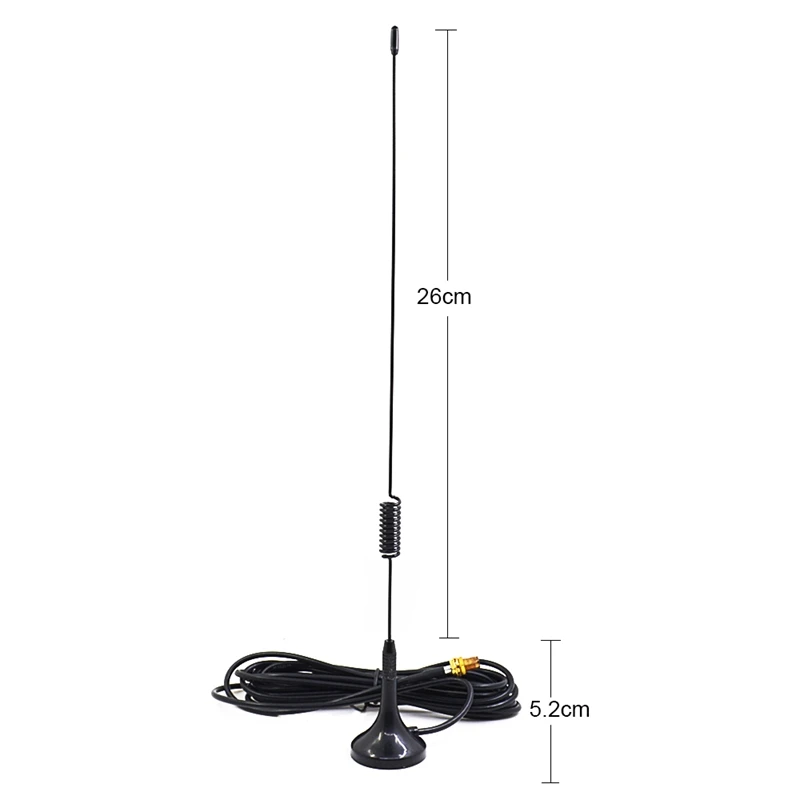 Antena magnética de doble banda para walkie-talkie Baofeng, UT-106UV, UV-5R, UV-82, UV-9R