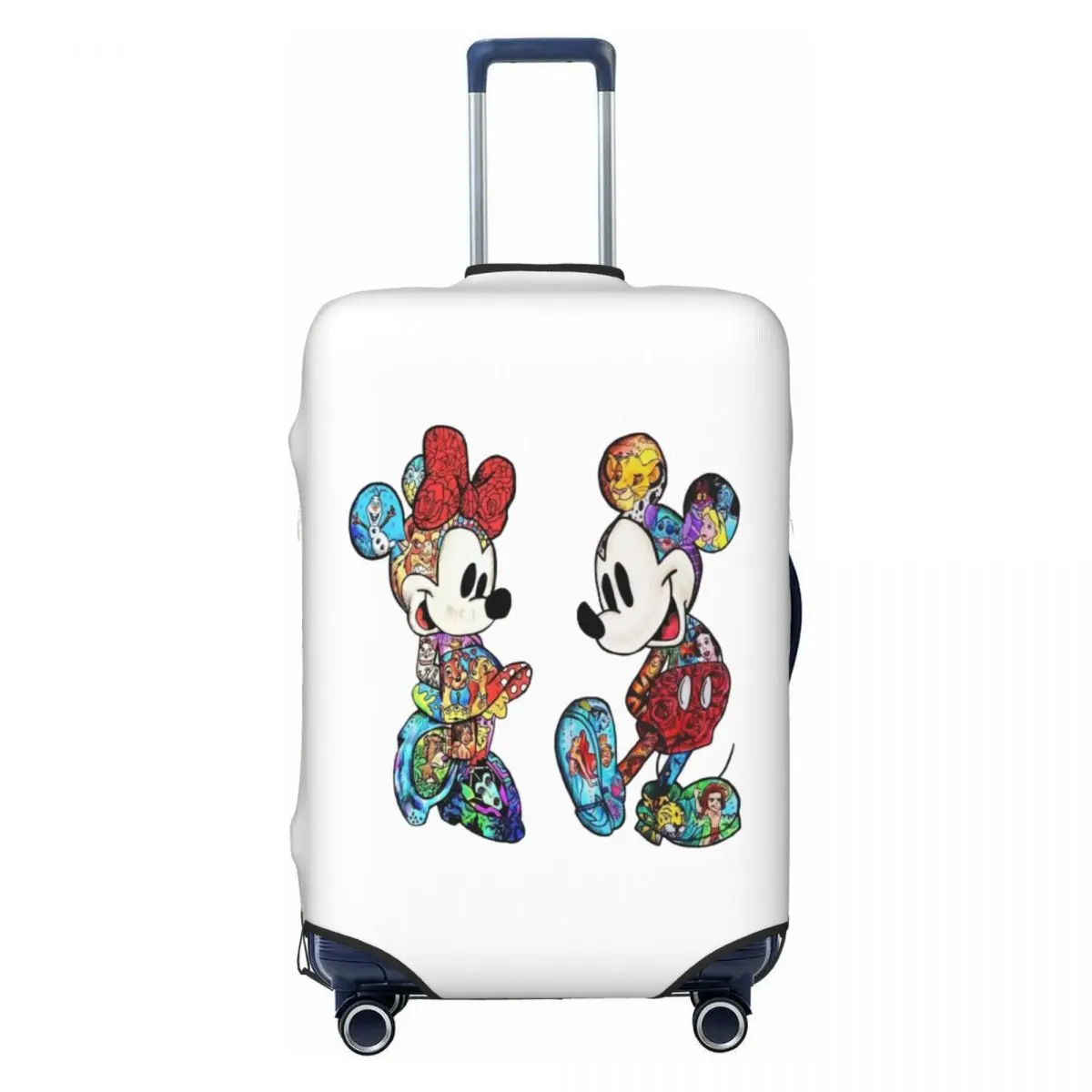 

Custom Mickey Mouse Anime Cartoon Suitcase Cover Elastic Luggage Covers Protector for 18-32 inch
