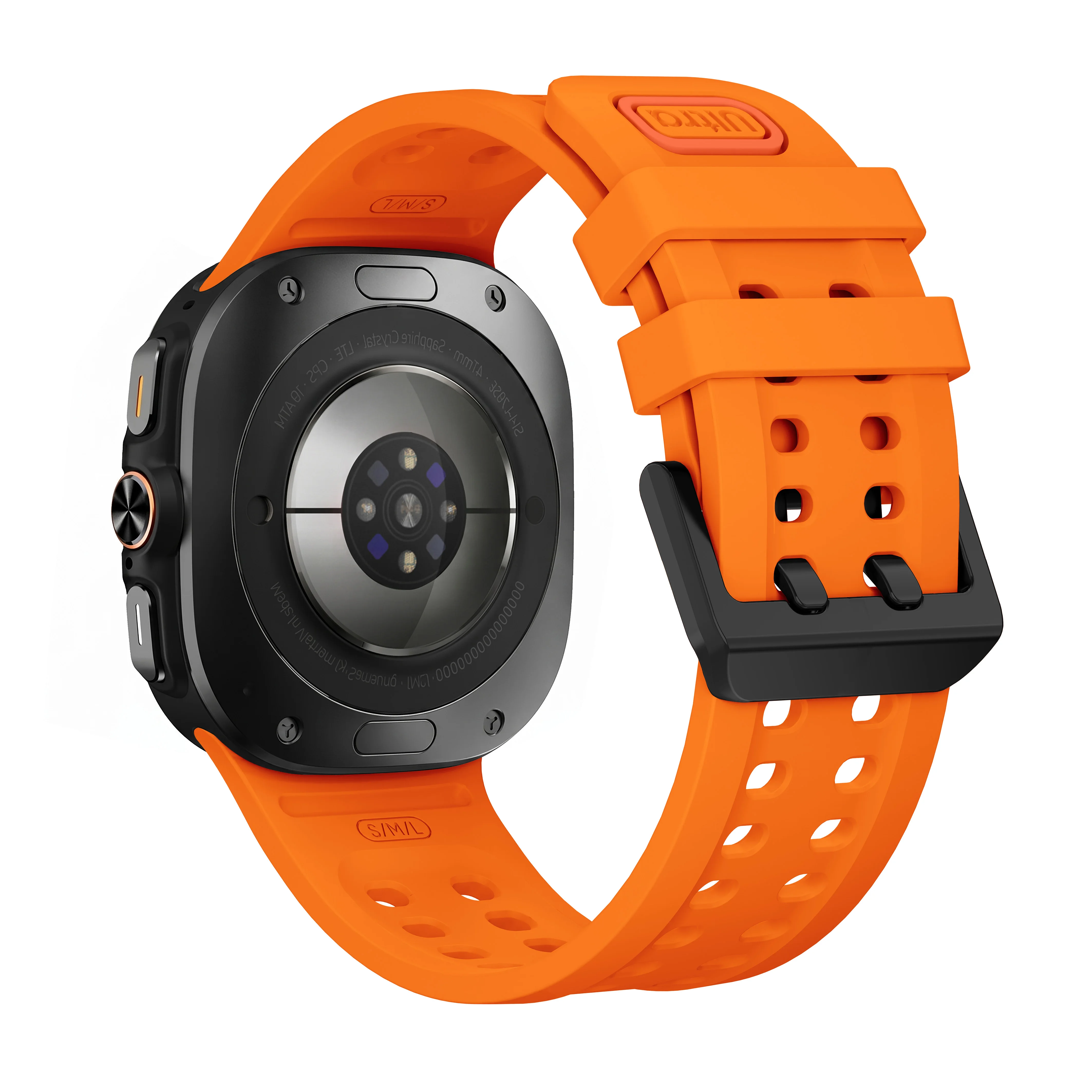 Original 1:1 Silikonarmband für Samsung Galaxy Watch Ultra 2 Armband 47mm Sport Ersatzarmband Correa Galaxy Watch 2026 Ultra – Detail 7