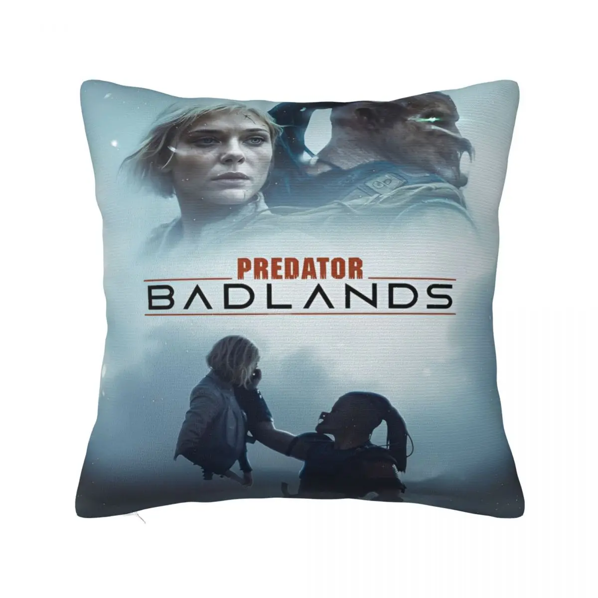 المفترس: الأراضي الوعرة المخدة البضائع لينة غطاء وسادة بوليستر الديكور رمي كيس وسادة غطاء المنزل مربع 45*45 سنتيمتر #2