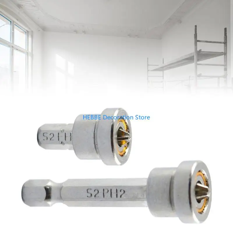 

B0KC Plasterboard Positioning Screwdriver Bits Screws Locating Batch Head 25/50mm