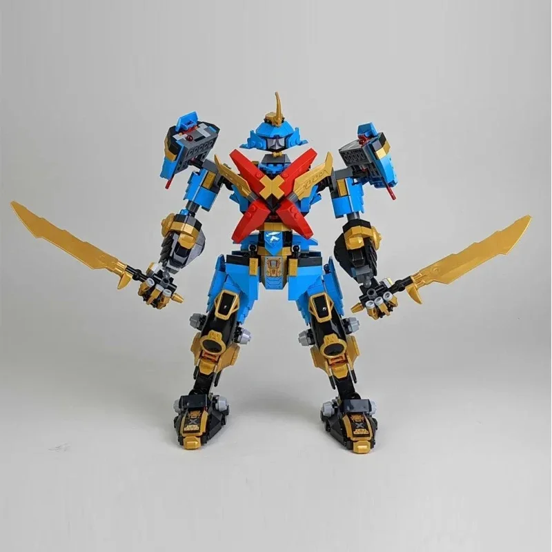 1003 قطعة من مكعبات البناء Mecha Nya's Samurai X MECH مع 8 شخصيات MOC تجميع لعبة الطوب هدية للأطفال الأولاد #2
