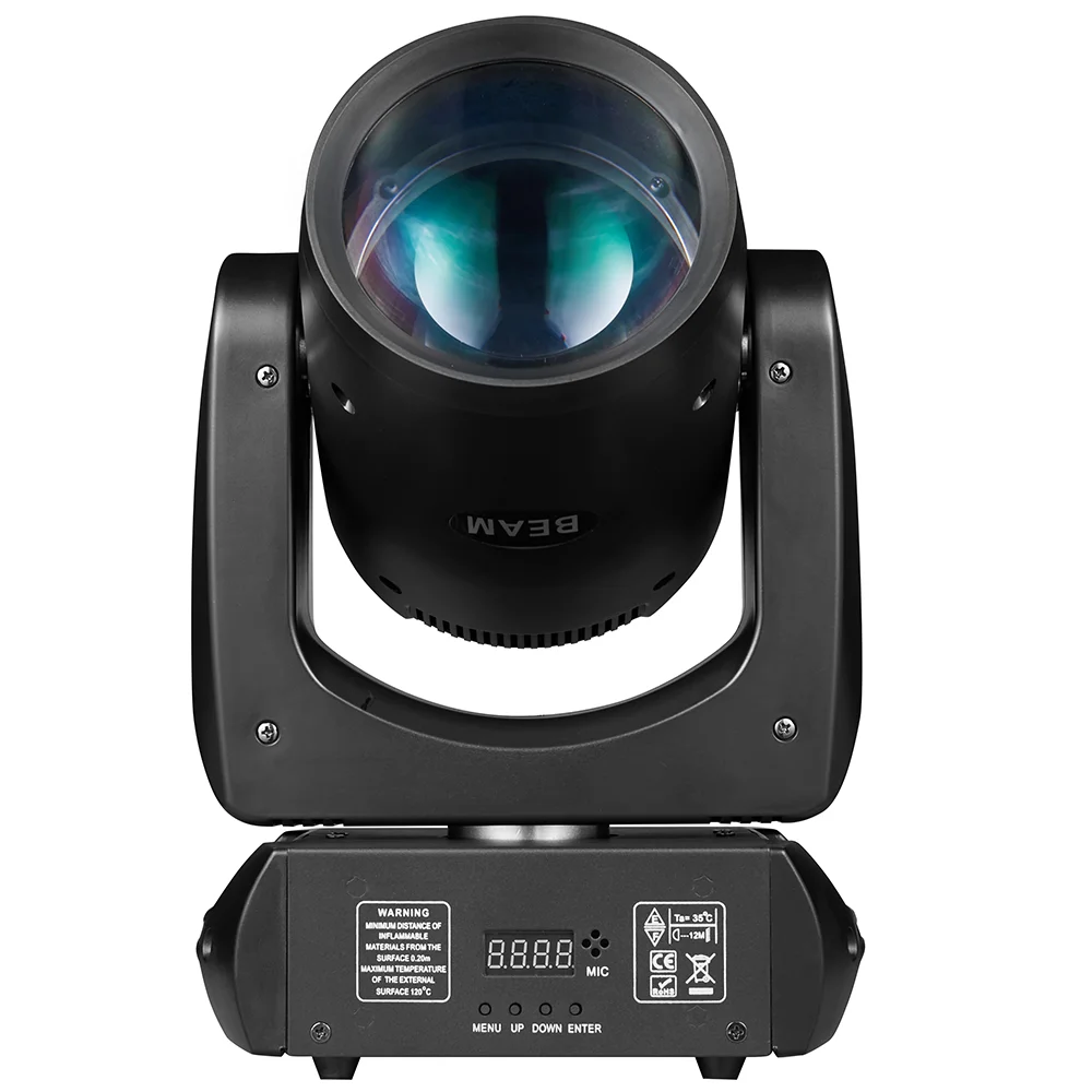 200W LED Moving Head Beam Licht 18 Rotierende Prismen DMX/Auto/Sound-aktiviert/Master-Slave Einstellbare Geschwindigkeit Stroboskop Bühnen-DJ-Lichter
