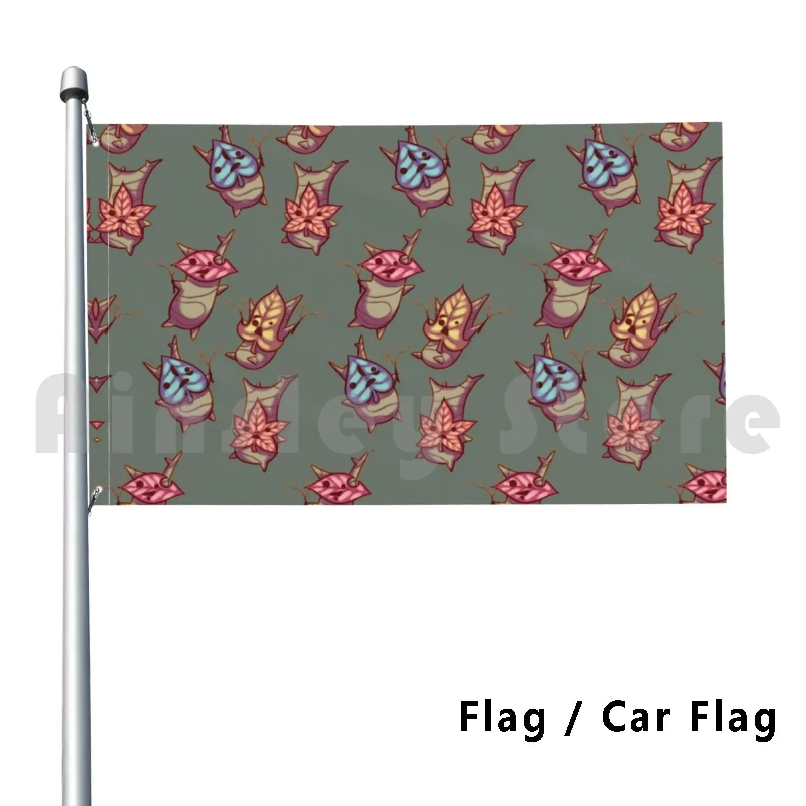 Koroks Flag Car Flag Funny Legend Loz Kolog Korok Breath Of The Wild Breath Wild