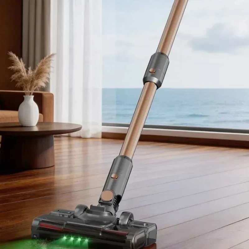 Cross-border wireless long-handle roller brush sweeping, suction and towing machine household carpet floor 24V large suction