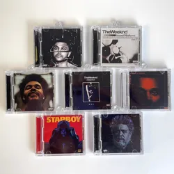 Play Song Starboy Album My Dear Melancholy MINI Music CD NFC Keychain The Weeknd Trilogy Music Key ring Cosplay Necklace Pendant