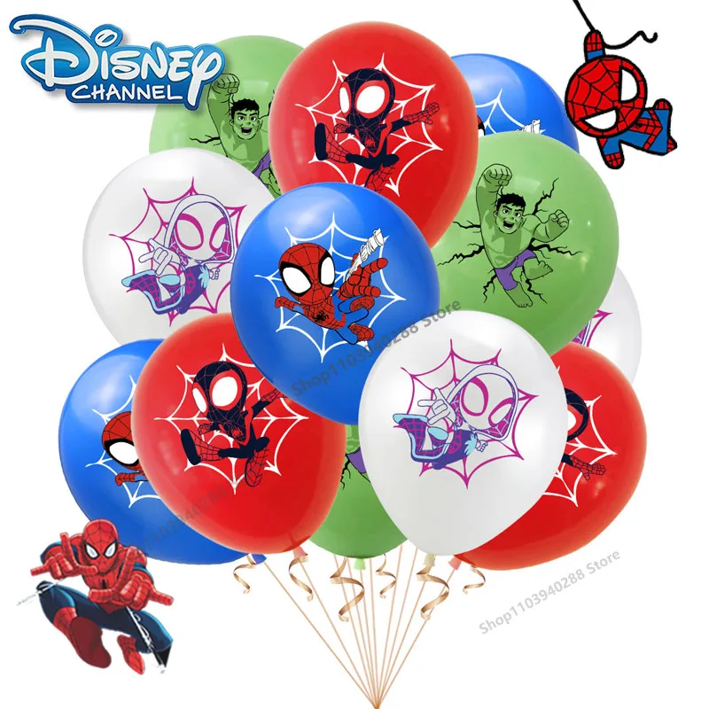 

Disney Spider Man Balloon Cute Cartoon Character Spider-man Birthday Party Decorate Hero Themed party Kids Toy for Holiday Gift