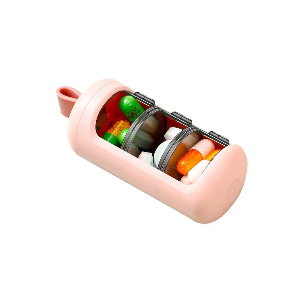 Gird Tablet Splitters Plastic Separate Compartments Pill Organizer Pill Boxes Pill Container Travel Pill Case Pill Storage Box