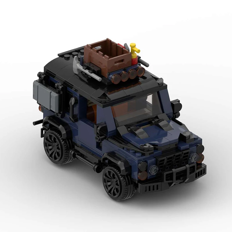 MOC Kreatives City-Offroad-Fahrzeug Defender Bausteinmodell DIY Kinderpuzzle Montage-Spielzeug Geburtstagsgeschenk Dekoration – Detail 12