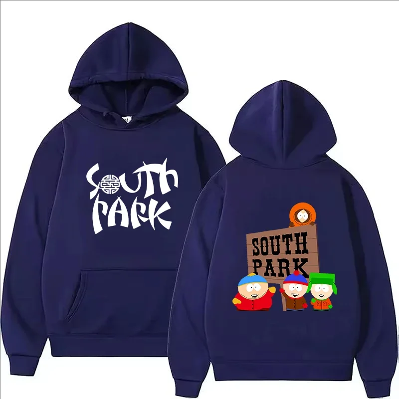 เสื้อฮู้ดแฟชั่น South Park สำหรับผู้ชายและผู้หญิง เสื้อกันหนาวสำหรับฤดูใบไม้ร่วงและฤดูหนาว เหมาะสำหรับใส่ในชีวิตประจำวัน กิจกรรมกลางแจ้ง วันหยุดพักผ่อน ออกกำลังกาย สวมใส่สบายๆ ทรงหลวม อุ่นสบาย ชุดกีฬา