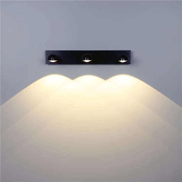 Nordic Contemporary Wall Light Painting display Wall Sconces Three Head Adjustable Bathroom Vanity LED Wall Lamp