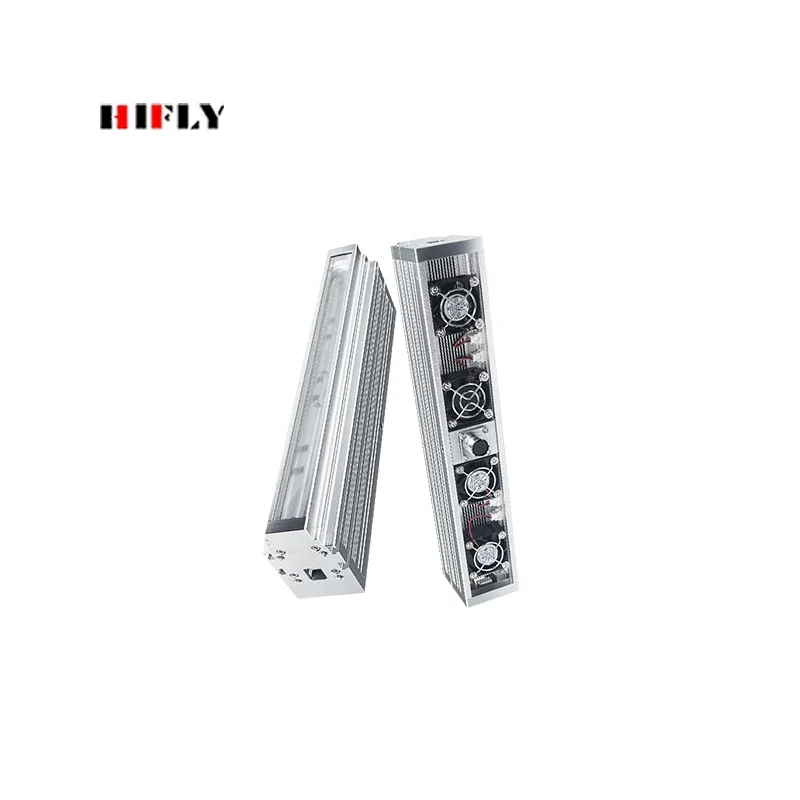 

HIFLY 403W Мощный линейный сканирующий светильник 975*22 для машинного зрения, для обнаружения пузырьков на стекле