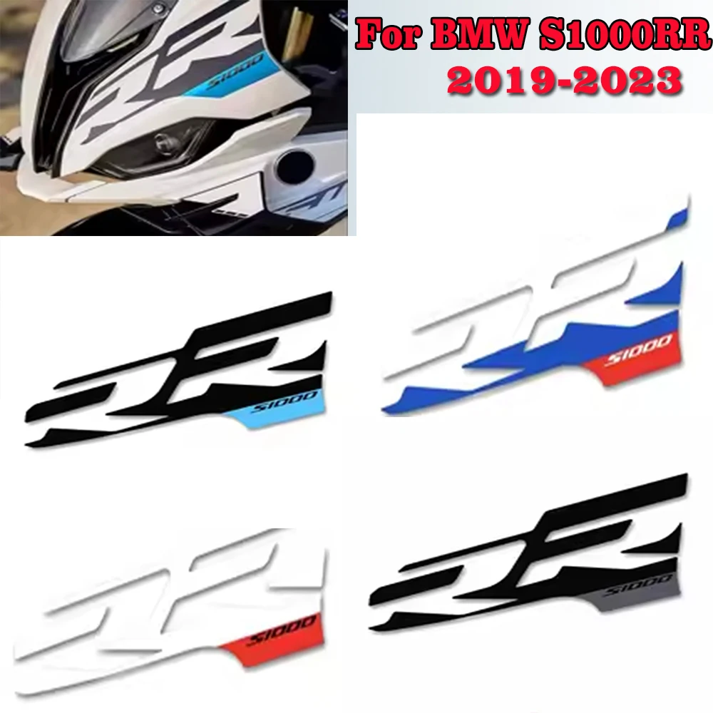 

NEW S1000RR 2023 Motorcycle accessories Sticker Decal For BMW S1000RR 2019 2020 2021 2022 2023 Head sticker New RR drawing