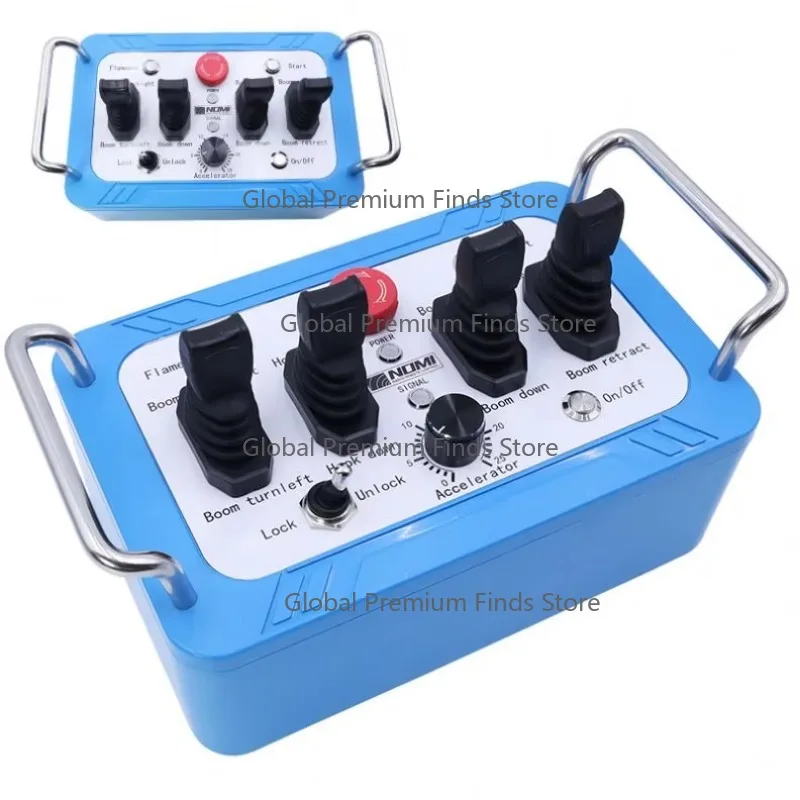 Heavy-Duty Construction Crane Remote | New Arrival 5-Motor 24V Hydraulic Controller with IP68 Waterproof & Long-Distance Perform