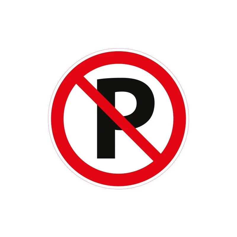 

Warning Sign Parking Prohibited Resting Peddling Office Work Sticker-