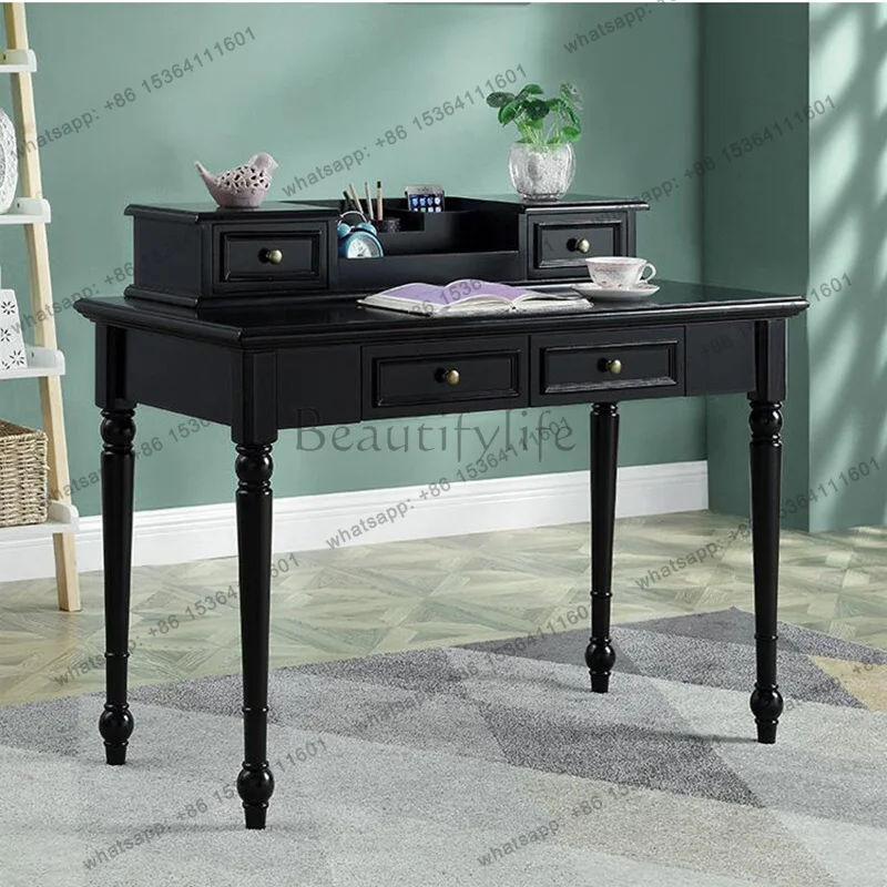 LJY Minimalist Luxury Office Desk Standing Wooden Modern Aesthetic Design Office Desk Storage Decoration Tavolino Trendy Furnitu