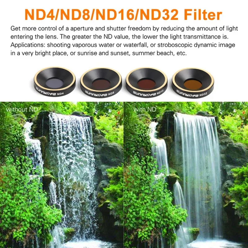 Anafi  MCUV CPL ND4 ND8 ND16 ND32 camera Lens Filter for Parrot Anafi Drone  Accessories  freeshipping