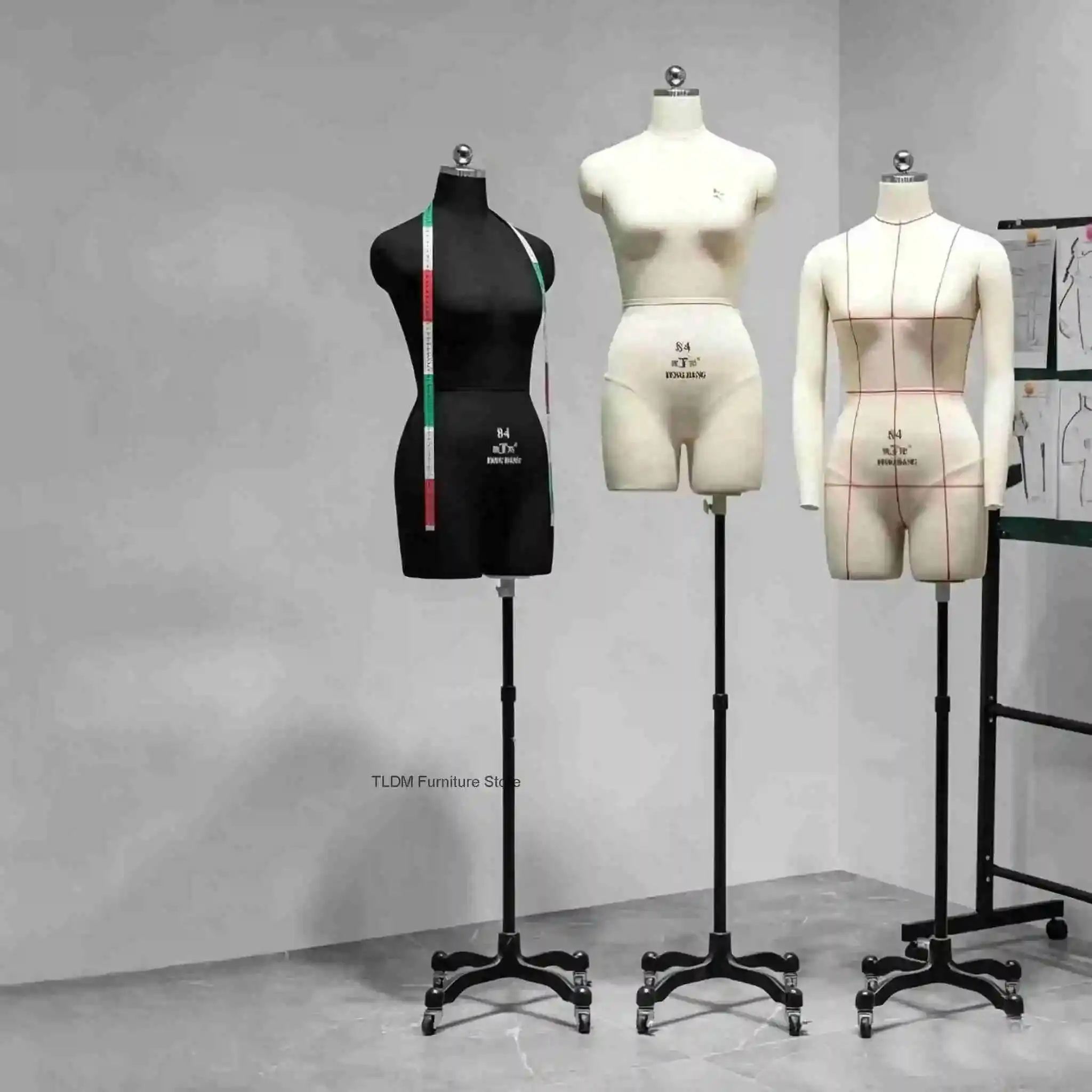 for with Bracket Fashion Stand Design Collapsible Tailors Mannequin Stabilizing Dress Brake Form Adjustable Display Perfect for
