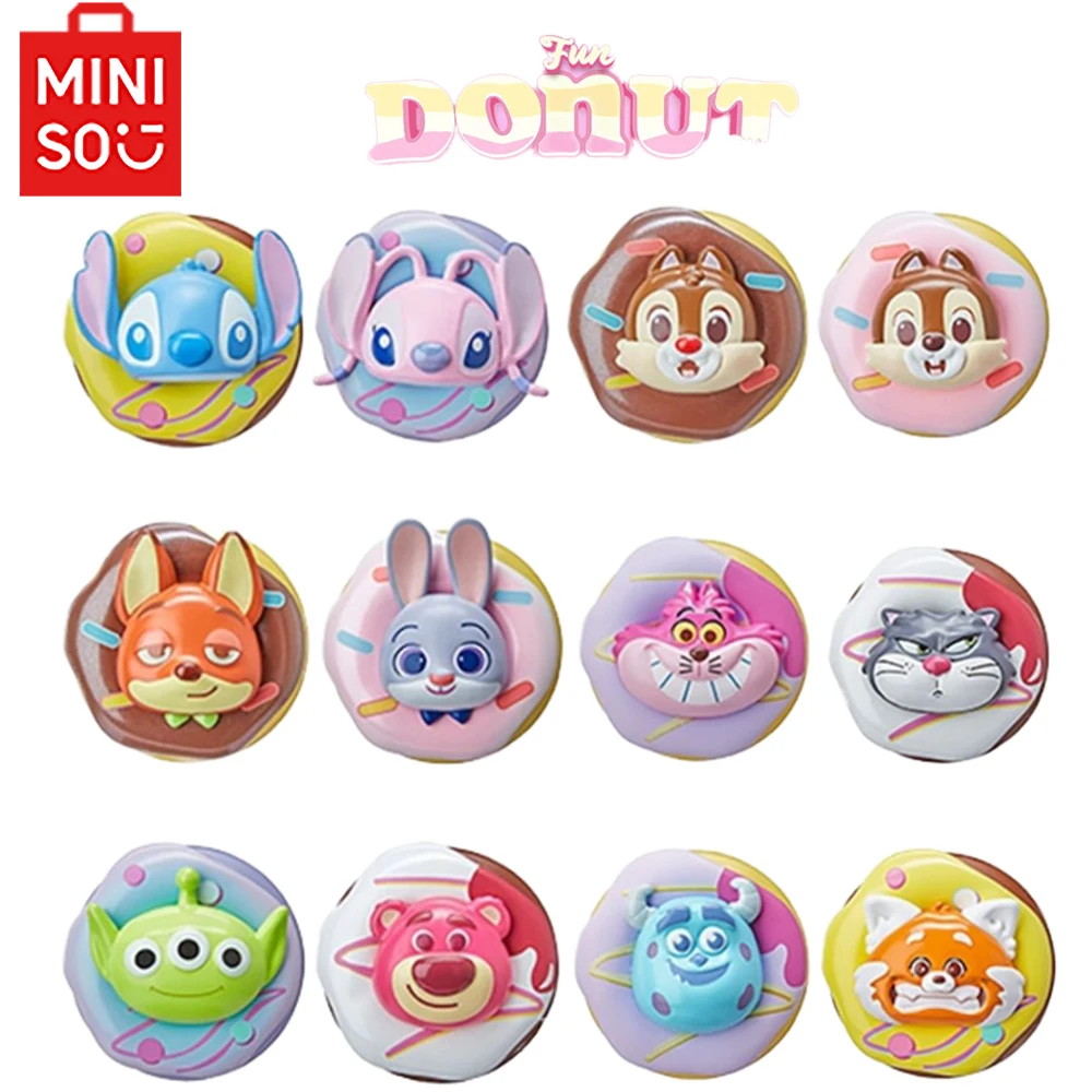 Original Miniso X Disney Refrigerator Magnet Almant Frigo Sullivan Stich Nick Fox Judy Bunnycop Cute Home Decoration Kawaii Gift