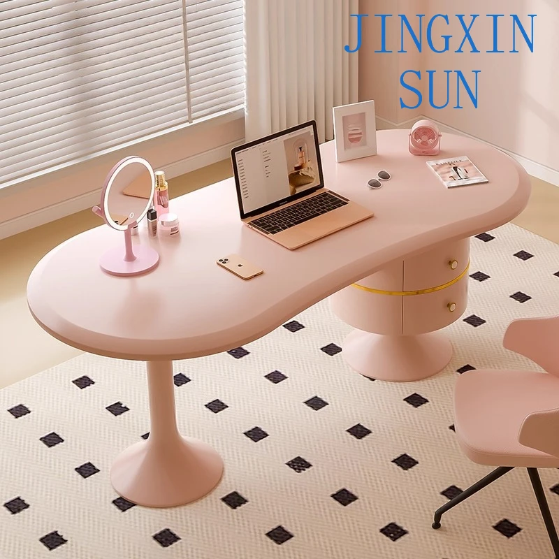 120 140 cm Modern cream style study computer desk gaming desk Room desks office table organizer side tables Office Furniture