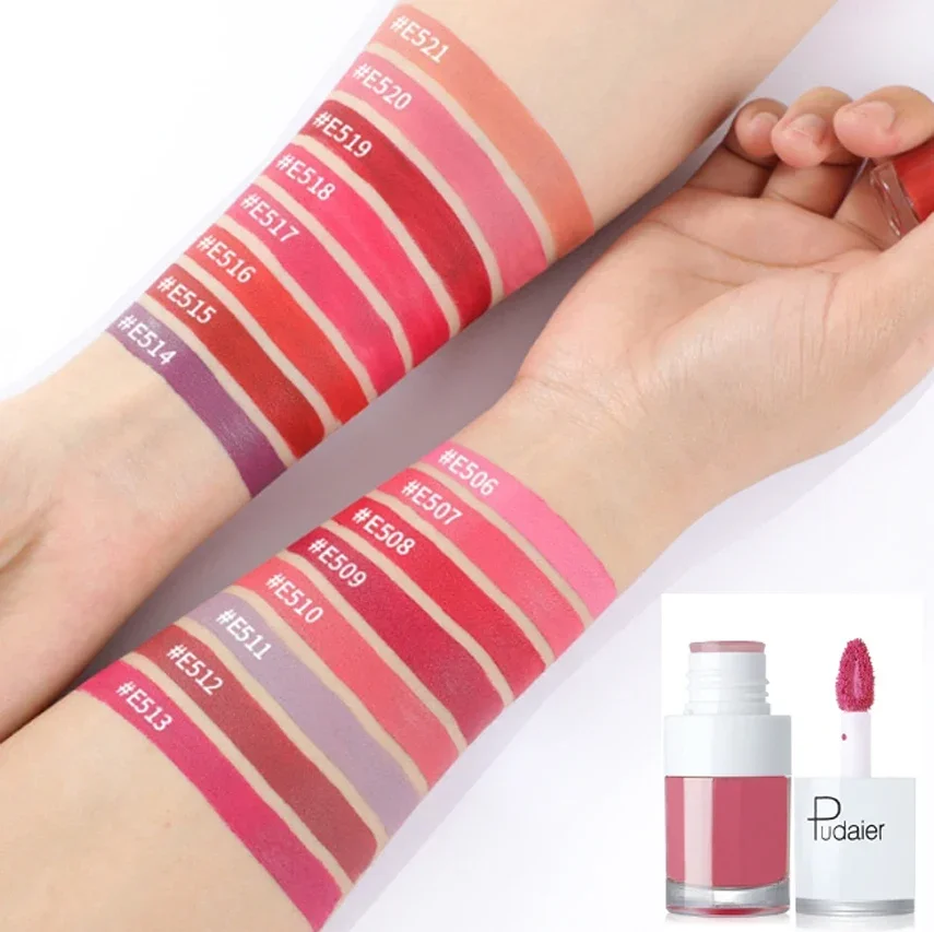 Free Shiping Velvet Matte Liquid Lipstick Lip Gloss Makeup Lasting Colorfast Non-stick Cups Lip Glaze Lip sticks Gloss Cosmetics