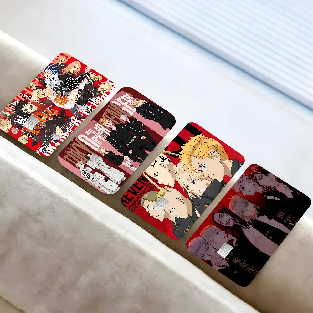 طوكيو R-Revengers الكرتون لعبة فيلم غطاء ملصق الحال بالنسبة لبطاقة الخصم الائتمانية الصغيرة الجانب الأمامي #2